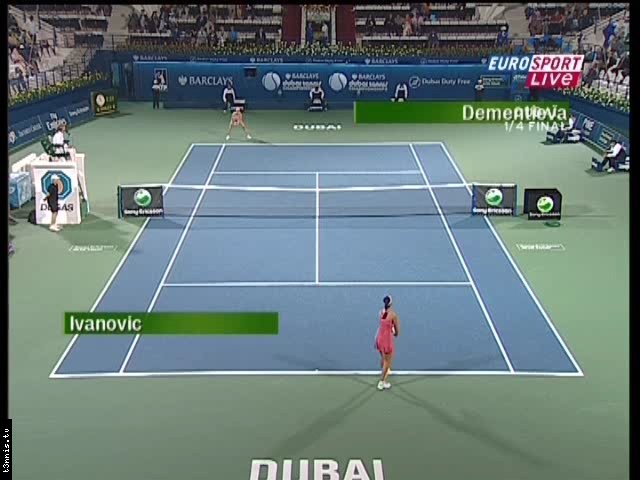 WTA Dubai 2008 QF Dementieva vs Ivanovic POL mp4 preview 0