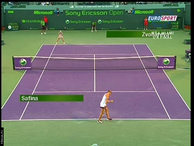 Miami 2008 QF  Safina vs Zvonareva POL mp4 preview 0