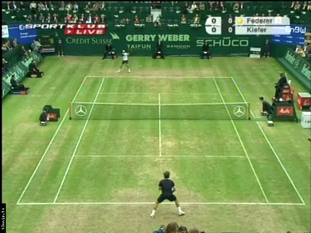 ATP 2008 Halle SF Federer vs Kiefer POL avi preview 0
